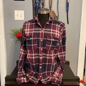 Maroon flannel